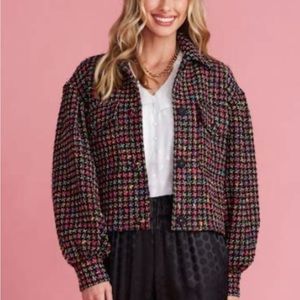 Crosby by Mollie Burch Gemma tweed jacket nwt size Large